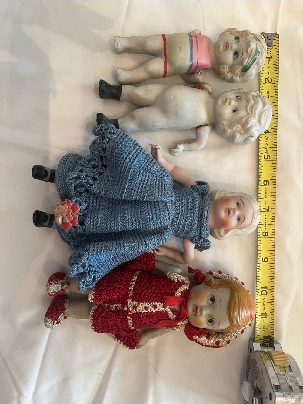 Charming Bisque Porcelain Dolls Articulated Made In Japan 1920’s. #22